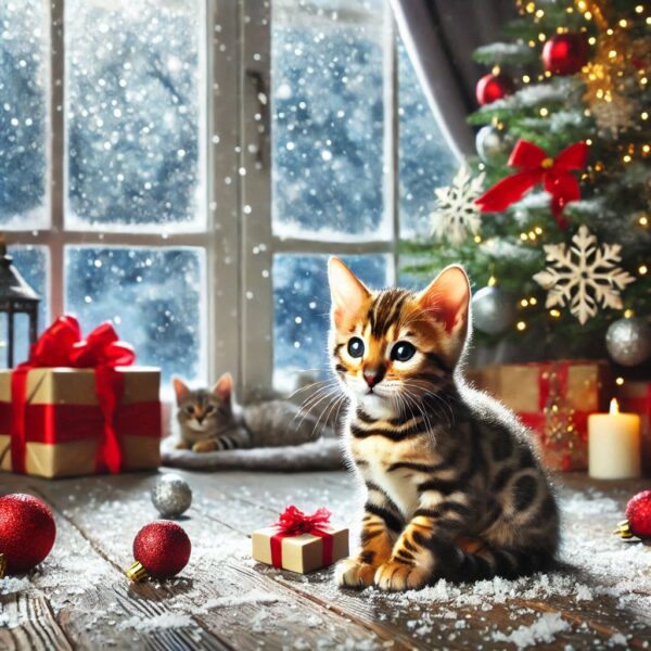 Holidays Bengal kitten