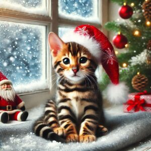 Holidays Bengal kitten2