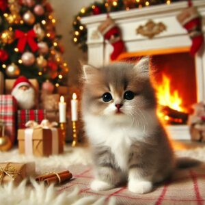 Holidays Munchkin kitten 2